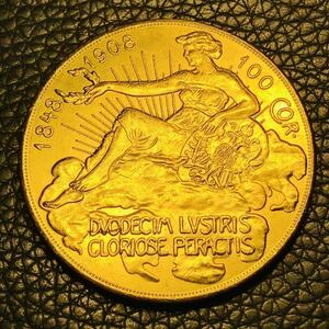 外国古銭 オーストリア　金貨1848-1908年　フランツ・ヨーゼフ1世 ハンガリー帝国金貨　双頭の鷲　大型金貨　蔵