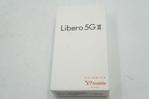 ★☆全額返金保証！最速発送！【Libero 5G III A202ZT ホワイト 白ロム 新品未開封】★☆（202405-19999-PCkaitori）