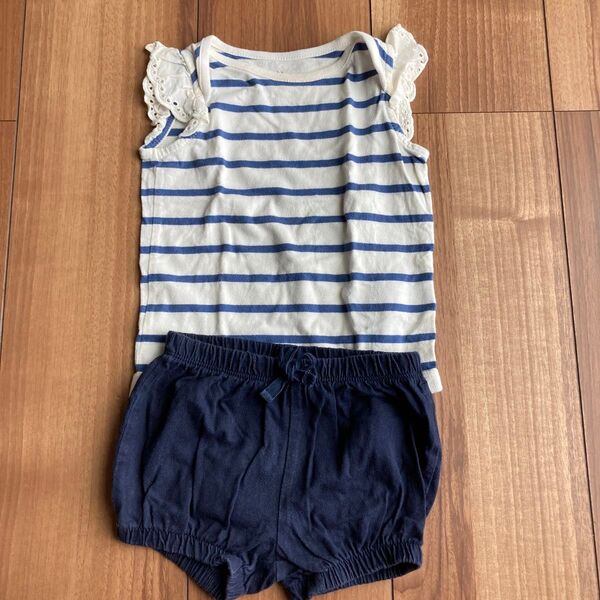 女の子 GAP ロンパースとパンツセット売り サイズ70㎝