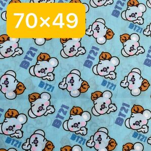 生地 ハギレ 約70×49 BT21 シューキー&コヤ