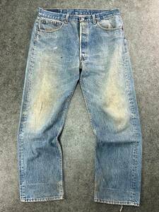 Wm901 USA made 2001 year made 00s Levi's Levi's 501XX reverse side 552 Denim pants jeans button fly men's W38 large size 