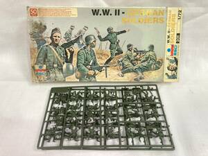 ★当時物★ ESCI エッシー ドイツ軍 1/72 陸軍 歩兵 ミリタリー レア プラモデル 軍隊 希少