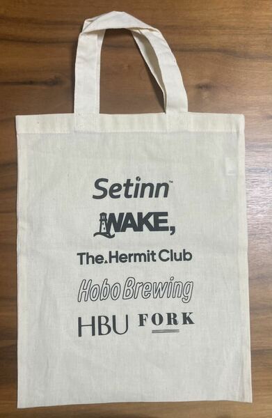 Setinn The Hermit Club WAKE トートバッグ White ホワイト 白 WAKE sapporo