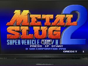  attached. instrument kind all original MVS Metal Slug 2 operation verification ending 