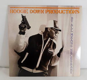 USオリジナル LP「Boogie Down Productions/By All Means Necessary」1097-1-J/KRS-One/アナログ レコード クラッシク