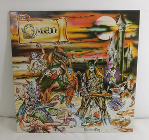蘭盤 オリジナル LP「OMEN/Battle Cry」RR-9818 Orig./SAVAGE GRACE Kenny Powell/アナログ レコード