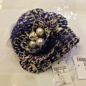  blue series multicolor KORET collet tweed style corsage 7000 jpy graduation ceremony go in . type formal ceremony wedding tag equipped pin 