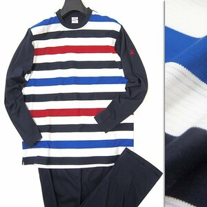  new goods 1.5 ten thousand Brooks Brothers tricolor heaven . pyjamas M [J47207] spring summer men's cut and sewn pants waist rubber 