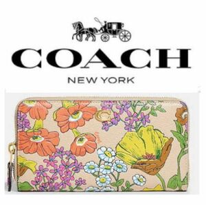 coach 長財布　CJ 373 フローラルプリント