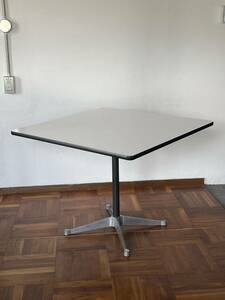 Herman Miller Herman Miller Vintage Eames light-hearted short play lakto table square dining Vintage Mid-century 