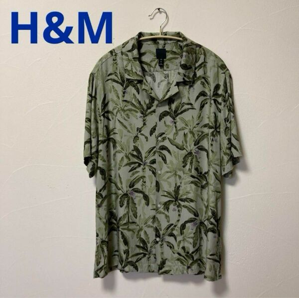 H&M(エイチアンドエム)アロハシャツ・ヤシの木