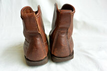 【RASSELL MOCASSIN/ラッセルモカシン】KNOCK-A-BOUT BOOT/ノックアバウト/表革ブラウン/US 4 1/2/ E /22.5～23cm/アメリカ製/箱付/靴_画像3