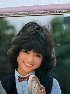 1980年代、松田聖子、木製パネル、永久保存版、新品額付 、保管紙箱付