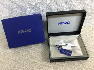 ★ 未使用 ★ KENZO ケンゾー ネクタイピン タイピン シルバーカラー 箱付