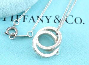 Tiffany & Co. ティファニー ダブルサークル 1837 ネックレス スターリングシルバー925 銀 保存袋付き 4412