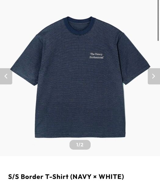 ENNOY S/S Border T-Shirt エンノイ スタイリスト私物 XXL