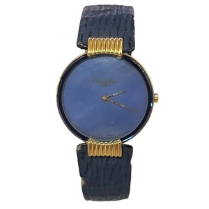 Christian Dior Christian Dior Bagira наручные часы 47 153-3 голубой ракушка женский кварц не работа [ текущее состояние товар ] 22404K451