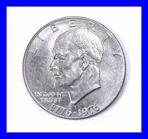 ●美品アンティーク アメリカ合衆国 1ドル one dollar リバティー 硬貨 貨幣 コイン 古銭 LIBERTY 1776年-1976年 ダラー ベル 月 C0016