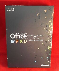 正規●Microsoft Office for Mac Home and Business 2011●製品版