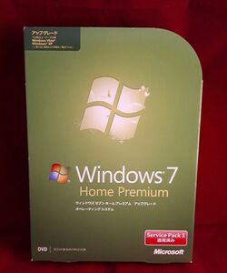 製品版●Windows 7 Home Premium 32or64bit SP1●アップグレード