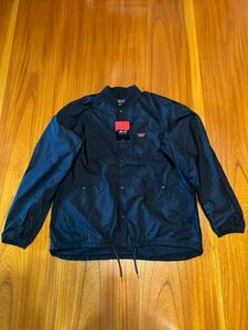 NANGA ナンガ RIB COLLAR COACH JACKET リブカラーコーチジャケット Mサイズ　ブラック　ナイロンジャケット 