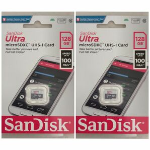 サンディスク　microSDカード 　128GB マイクロSD　2枚 SanDisk