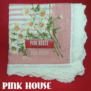 【未使用新品】　PINK HOUSE　ピンクハウス　ハンカチ　33　8308