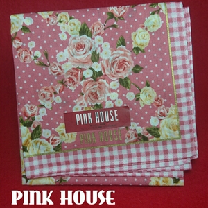 【未使用新品】　PINK HOUSE　ピンクハウス　ハンカチ　３７　8322