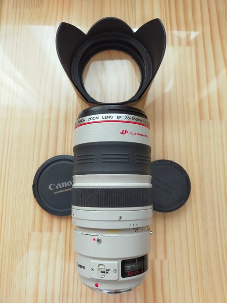 ★実用品★ Canon キャノン EF 35-350mm F3.5-5.6 L USM 純正フード付き