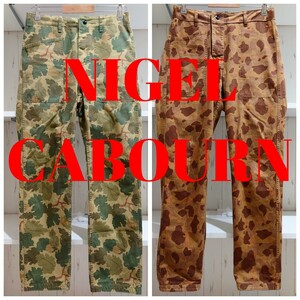 【美品】5万 ナイジェルケーボン Nigel Cabourn リバーシブルカモフラージュパンツ 30 リバーシブルパンツ ウエアハウス フェローズ マーカ