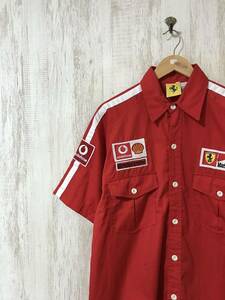 561*[F1 рейсинг рубашка ]Ferrari Ferrari красный 