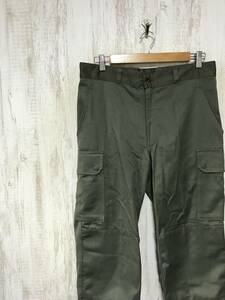 P514*[ French military France army cargo pants ]C.S.V CERIZAY 1987 khaki 84 M