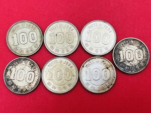 記念硬貨 東京オリンピック 100円 昭和39年 7枚セット