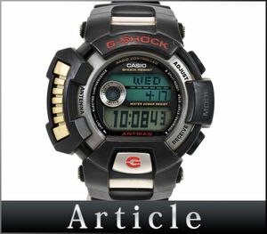 H0612□動作確認済 CASIO カシオ G-SHOCK アントマン 腕時計 電波時計 GW-100 SS 樹脂 グレー ブラック メンズ デジタル スポーツ/ D