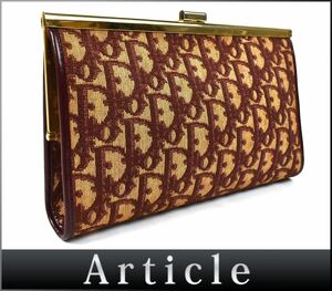 178699* Christian Dior Dior Toro ta- клатч ручная сумочка парусина кожа кожа бордо женский / B