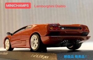 ミニチャンプス(MINIHAMPS) 1/43 ランボルギーニ ディアブロ 1994 カッパーメタリック 【絶版品 極美品】訳有り