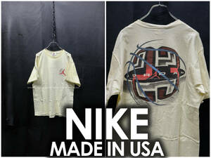 USA製 NIKE ジョーダンTシャツ 半袖 カットソー M エアジョーダン マイケルジョーダン ジャンプマン ナイキ ビンテージ 90s/00s アメリカ製
