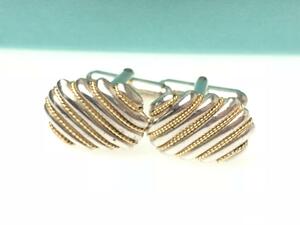  Tiffany TIFFANY stripe combination color cuffs cuff links silver 925×750 yellow gold YMA-97