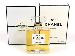 シャネル　CHANEL　No.5　パルファム　ボトル　15ml　残量：9割　YK-6711