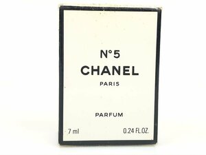 未使用　フィルム未開封品　シャネル　CHANEL　No.5　パルファム　ボトル　7ml　YK-4733