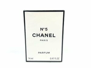 未使用　フィルム未開封　シャネル　CHANEL　No.5　パルファム　ボトル　14ml　YK-4480