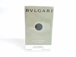 未使用　フィルム未開封　ブルガリ　BVLGARI　POUR HOMME　EXTREME　プールオム　エクストリーム　オードトワレ　スプレー　50ml　YK-5238