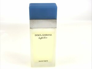 ドルチェ&ガッバーナ　DOLCE & GABBANA　ライトブルー　light blue　オードトワレ　スプレー　50ml　残量：8割　YK-4178