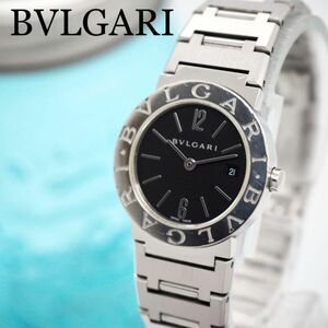 366 BVLGARI BVLGARY clock lady's wristwatch BB26SS silver 