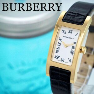 651[ beautiful goods ]BURBERRY Burberry lady's wristwatch Gold popular 