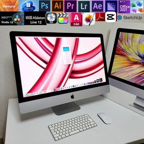 美品 iMac 27インチ 5K macOS/Windows 11 Adobe/Office