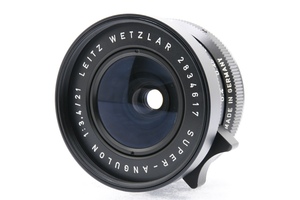 Leica SUPER-ANGULON 21mm F3.4 M mount Leitz Wetzlar Leica 1977 year made super wide-angle single burnt point lens with a hood #25053