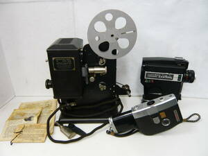 (M39999)映写機/8ミリ他 3点おまとめ EASTMAN KODASCOPE EIGHT/FUJICA ZXM300/フジカ シングル8 P1/昭和 レトロ アンティーク