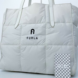 1 иен # трудно найти # действующий близко #FURLA Furla opochunitipa мех большая сумка бизнес большая вместимость A4 женский мужской кожа белый 