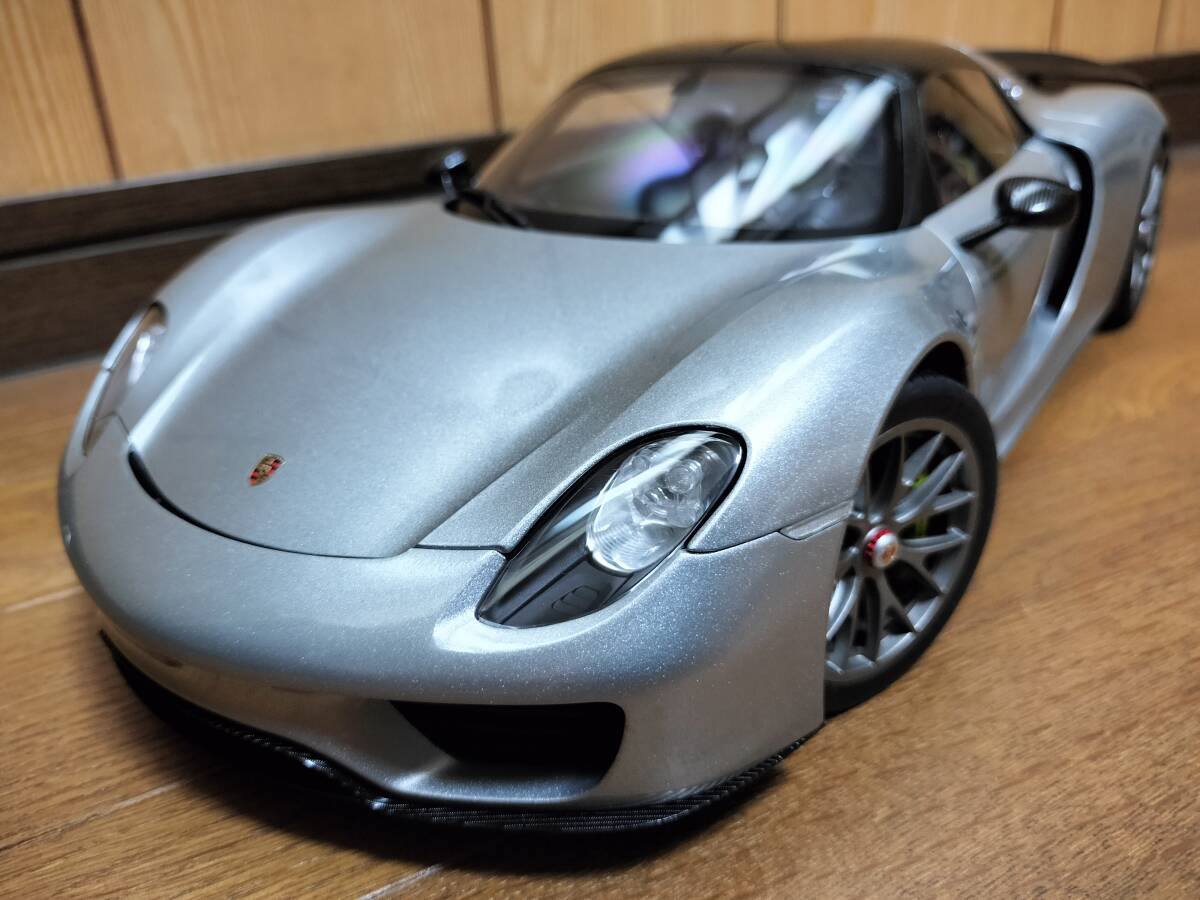 AUTOart 1/12 ポルシェ 918 スパイダー バイザッハ・パッケージ （ブラック・メ